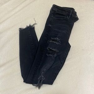 Black skinny jeans